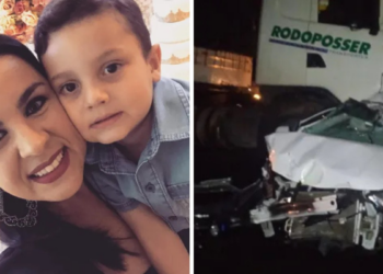 Justiça vai ouvir caminhoneiro e dono de transportadora 3 anos depois de engavetamento entre 19 veículos que matou professora e filho no Paraná