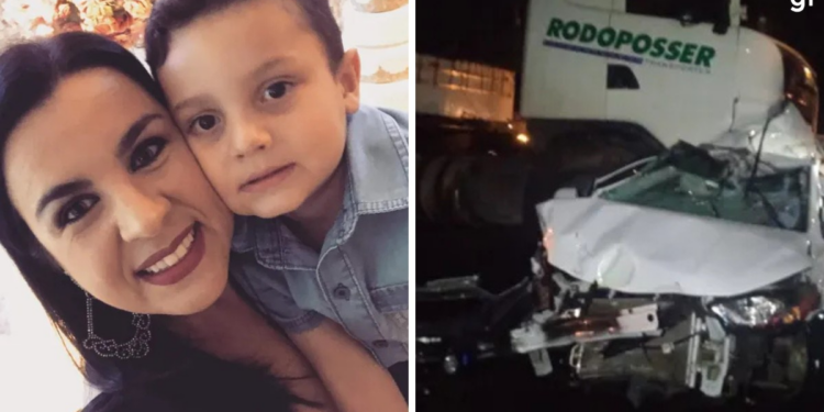 Justiça vai ouvir caminhoneiro e dono de transportadora 3 anos depois de engavetamento entre 19 veículos que matou professora e filho no Paraná