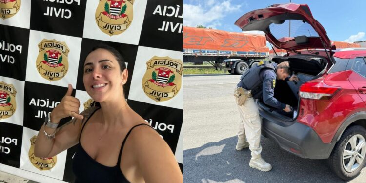 Vídeo: influenciadora vai parar em delegacia após pegar carona em aplicativo e polícia descobrir contrabando de canetas emagrecedoras no carro, no Paraná