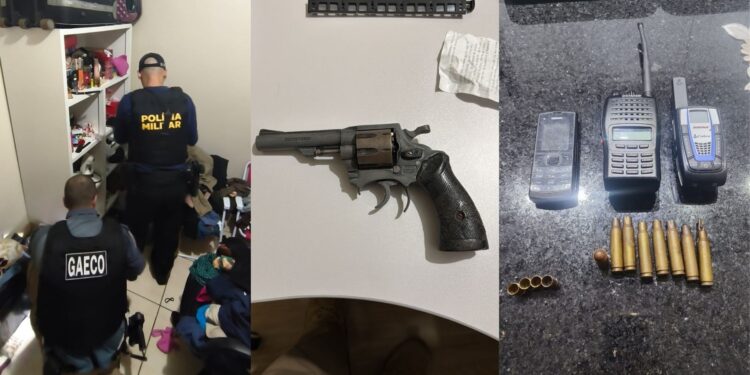 Cobrança de propina, desvio de mercadorias e comércio ilegal de armas: nove PMs e um policial civil são alvo de operação no Paraná